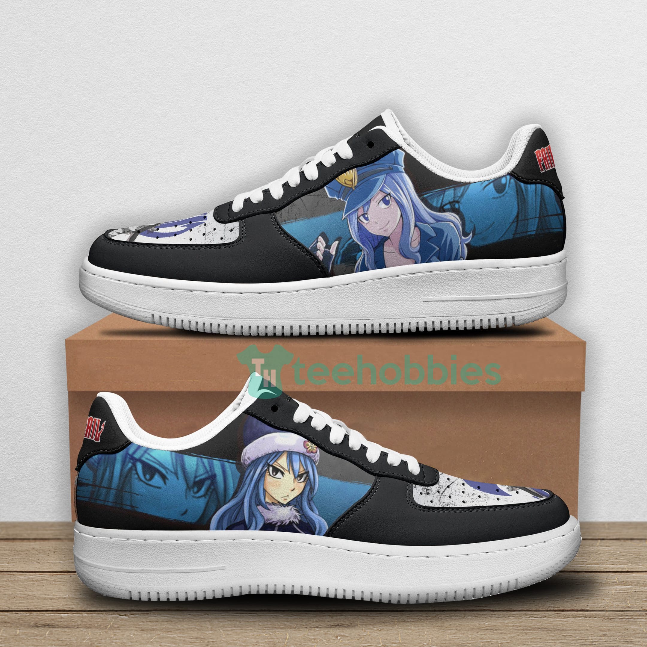 Juvia Lockser Custom Fairy Tail Anime Air Force Shoes