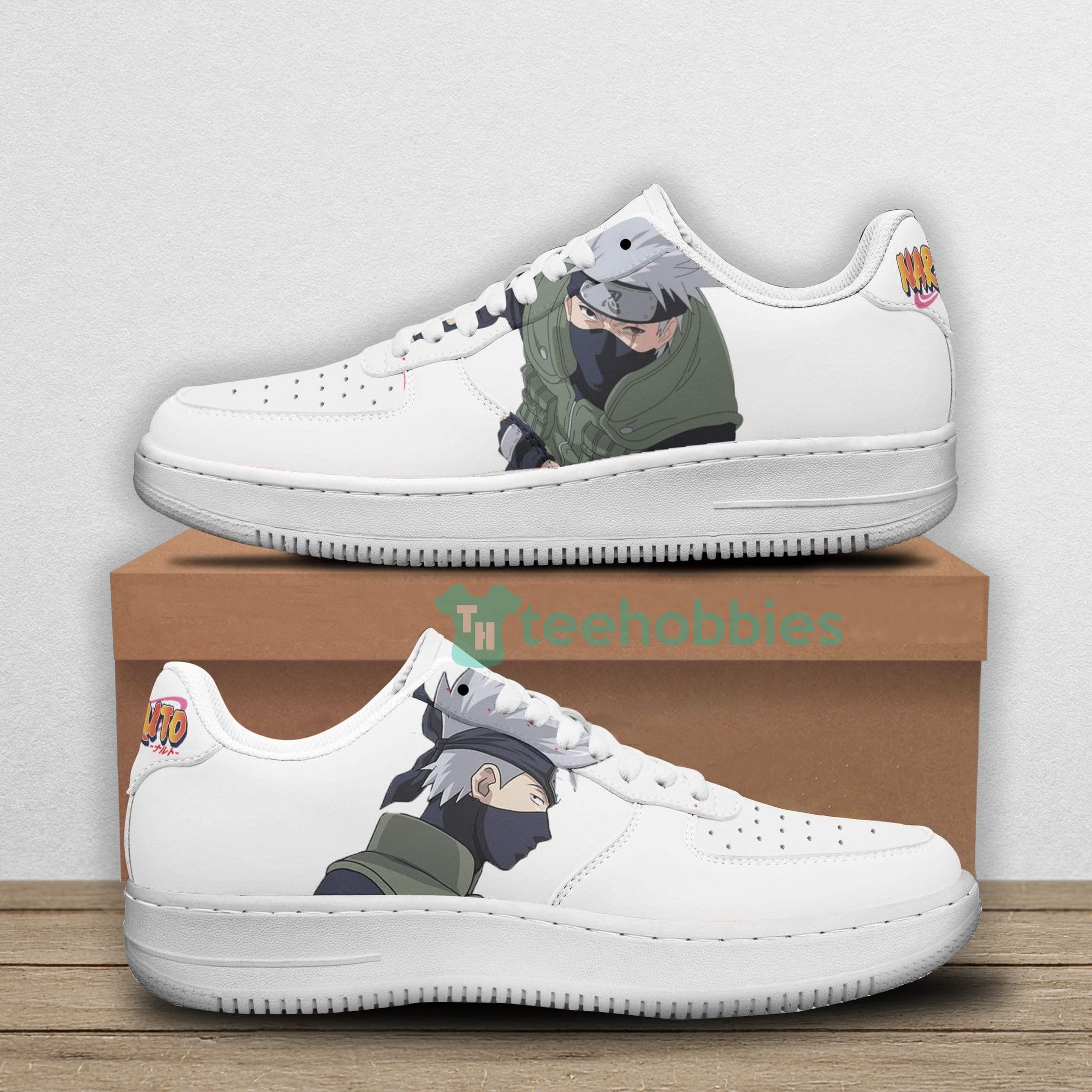 Kakashi Shoes Naruto Custom Anime Gift For Fans Air Force Shoes