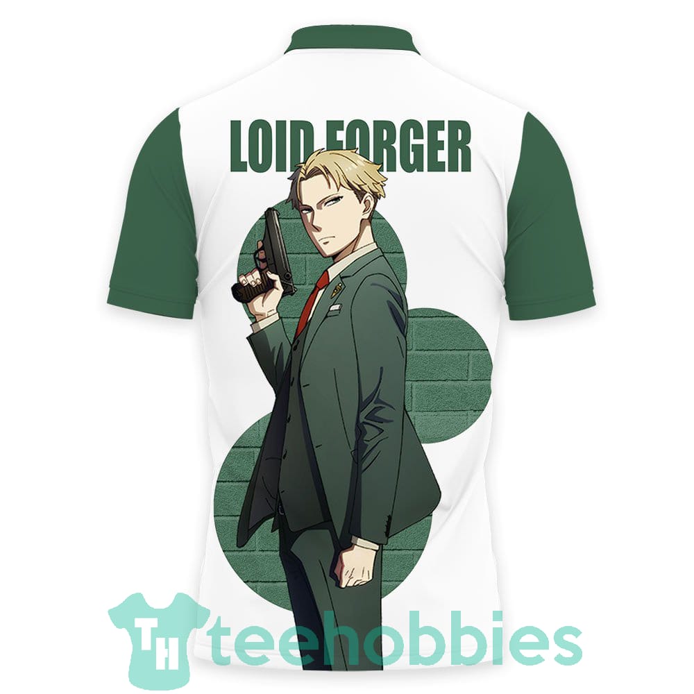 Loid Forger Polo Shirts Spy x Family Custom Anime For Fans Product photo 2