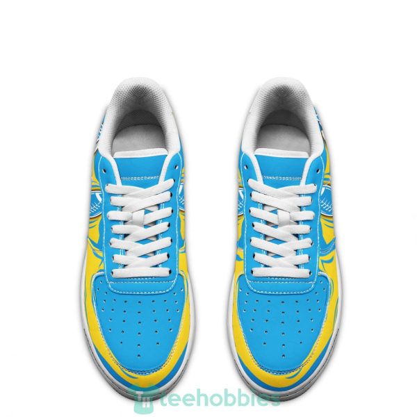 los angeles chargers custom ball air force shoes for fans 2 XFVID 600x600px Los Angeles Chargers Custom Ball Air Force Shoes For Fans