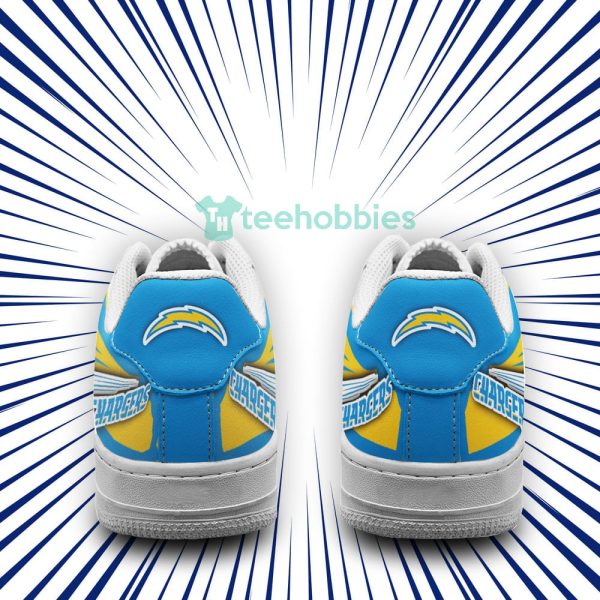 los angeles chargers custom ball air force shoes for fans 3 xhZWc 600x600px Los Angeles Chargers Custom Ball Air Force Shoes For Fans