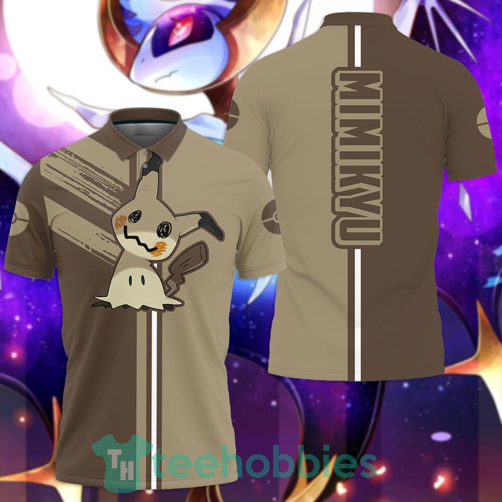 Mimikyu Polo Shirt Custom Pokemon Anime Gift For Fans