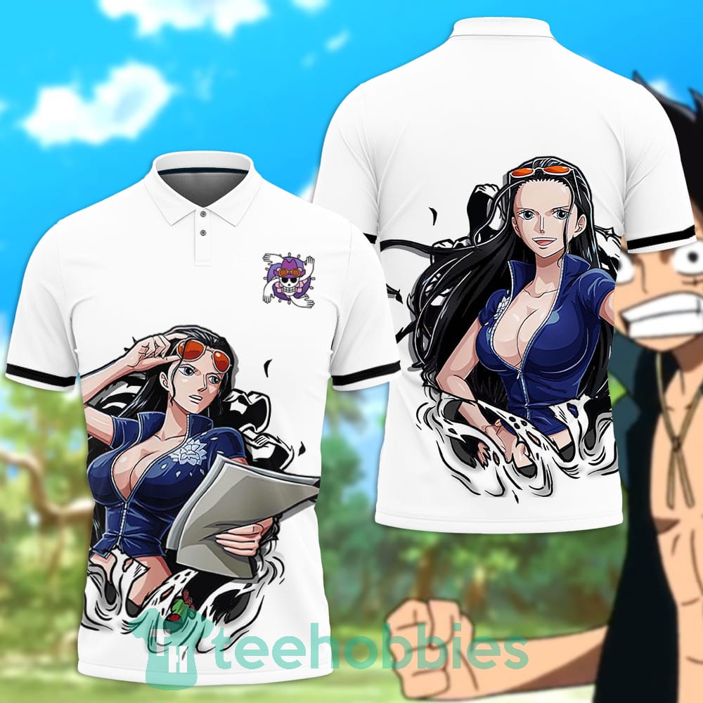 Nico Robin Polo Shirt Custom Anime One Piece For Anime Fans