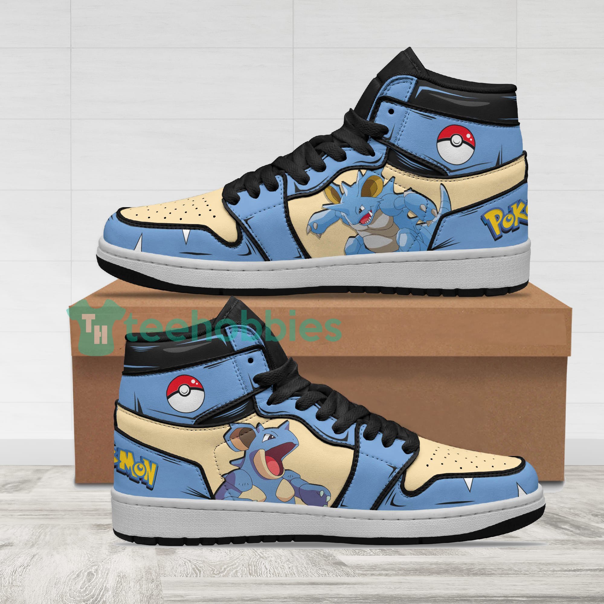 Nidoqueen Fans Custom Pokemon Anime Air Jordan Hightop Shoes