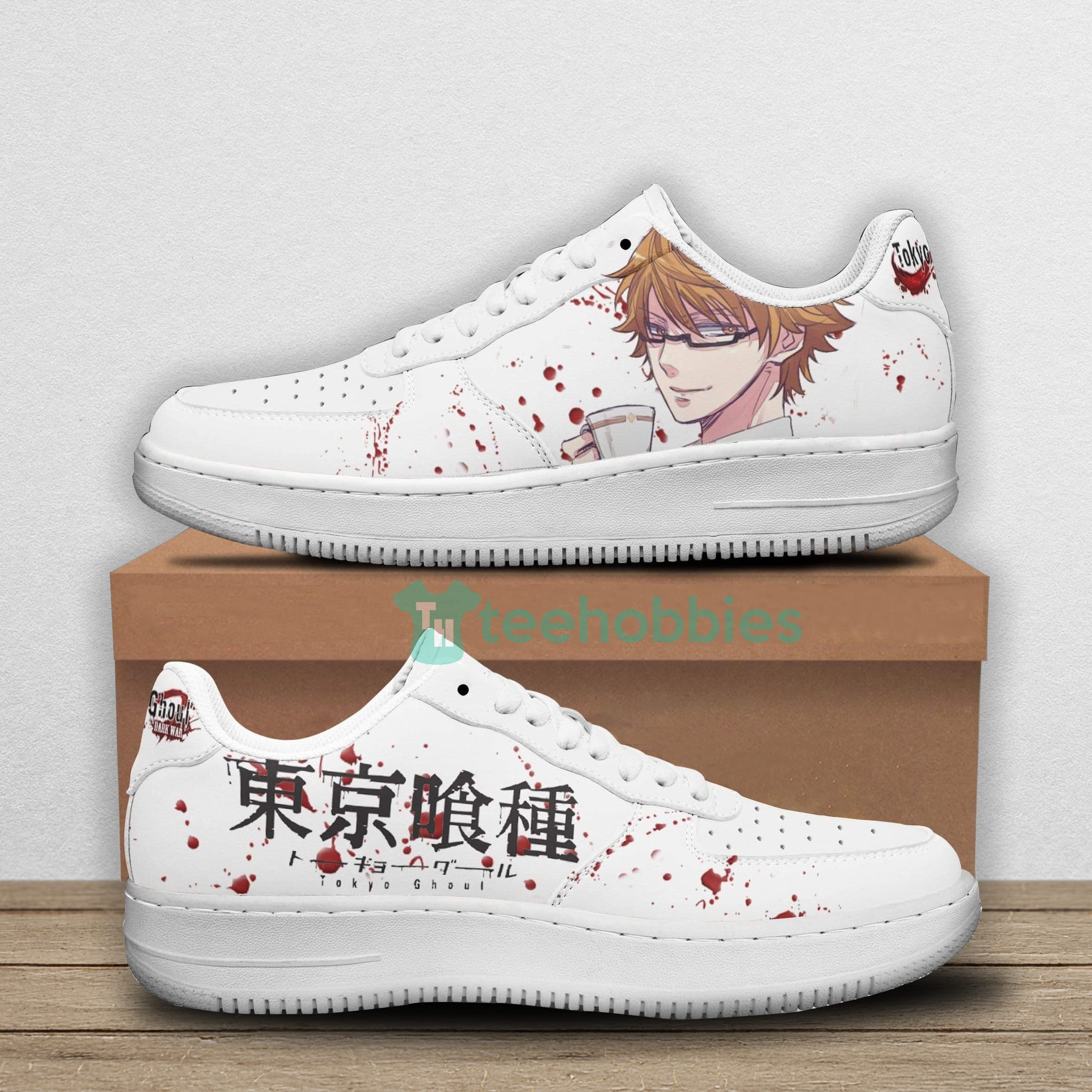 Nishiki Nishio Custom Tokyo Ghoul Anime Fans Air Force Shoes