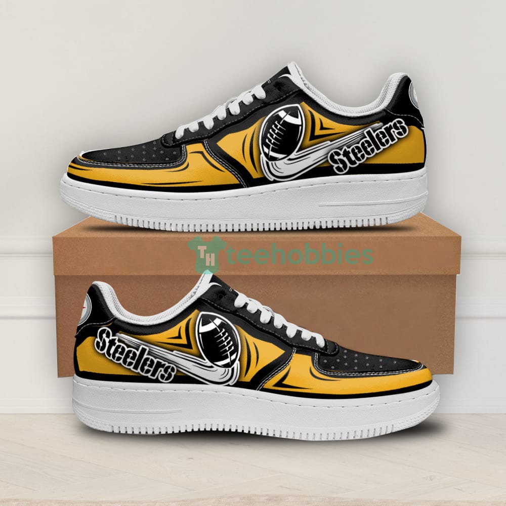 Pittsburgh Steelers Custom Ball Air Force Shoes For Fans