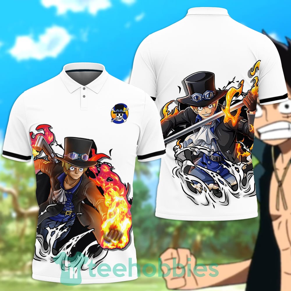 Sabo Polo Shirt Custom Anime One Piece For Anime Fans
