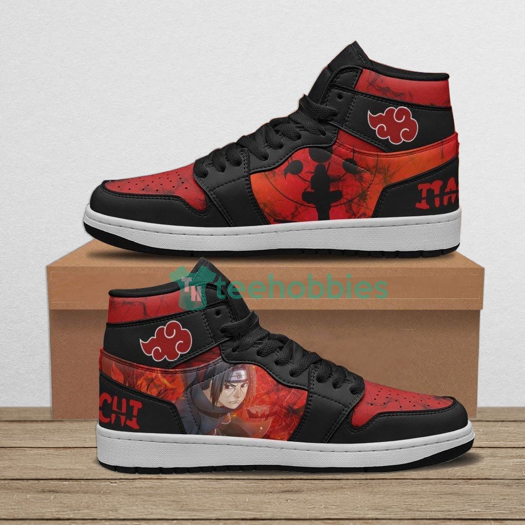 Sasuke Uchiha Sneakers Custom Naruto Anime Air Jordan Hightop Shoes