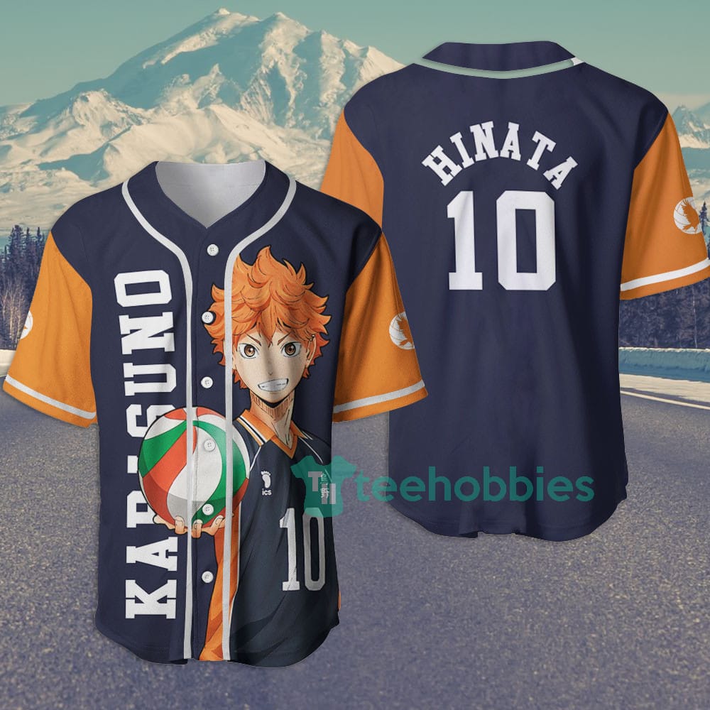 Shoyo Hinata Haikyuu Custom Anime Jersey Baseball Shirt For Fans