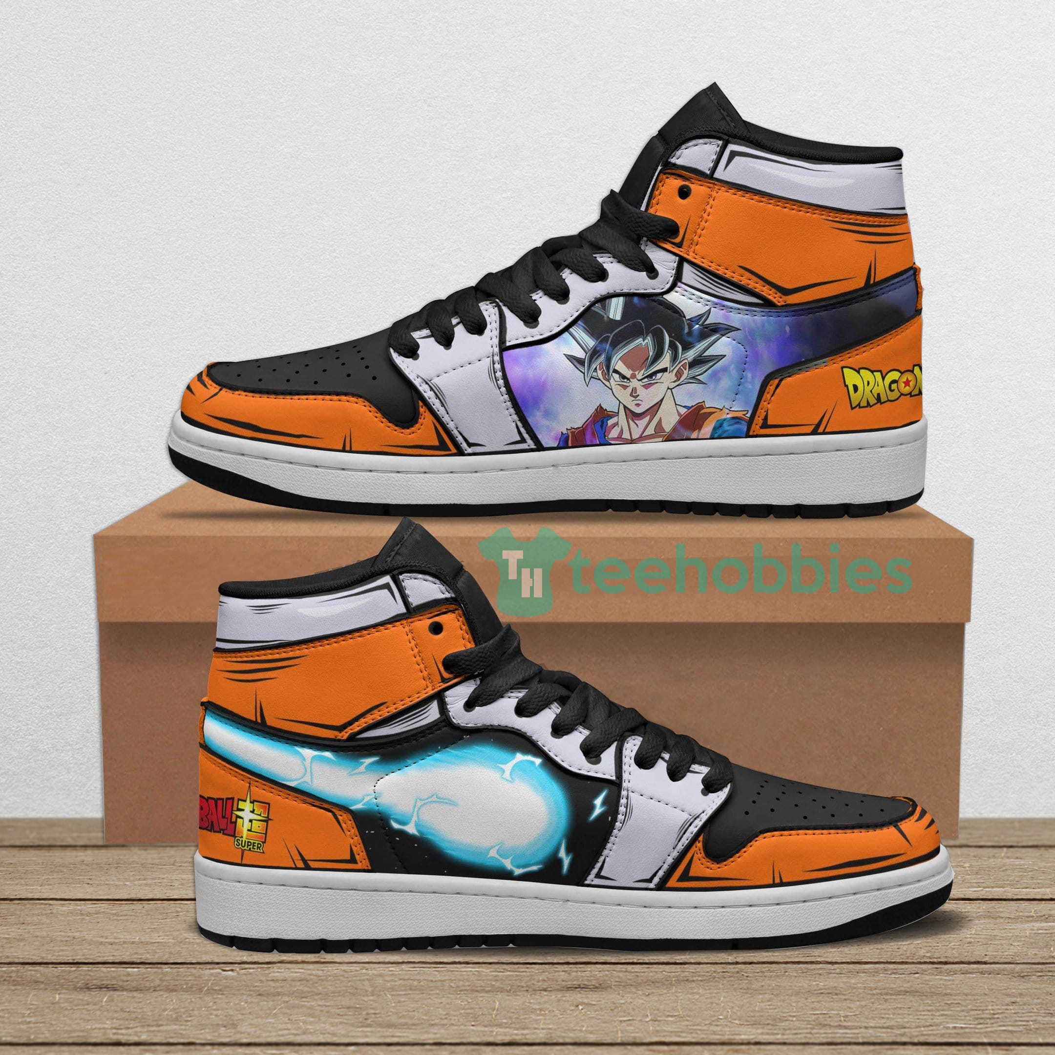 Son Goku Custom Ultra Instinct Dragon Ball Z Anime Air Jordan Hightop Shoes