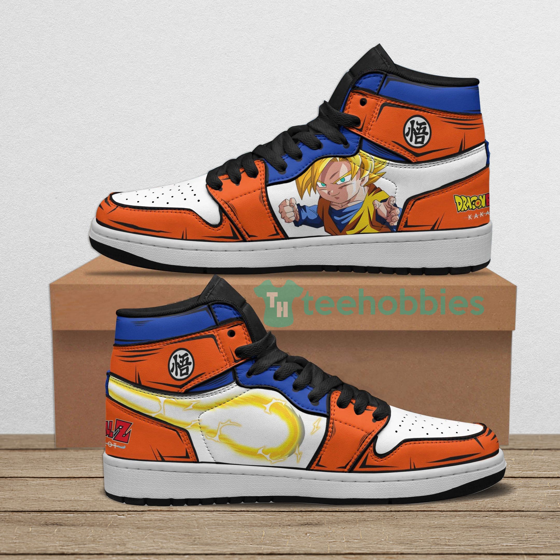 Son Goten Custom Dragon Ball Anime Air Jordan Hightop Shoes