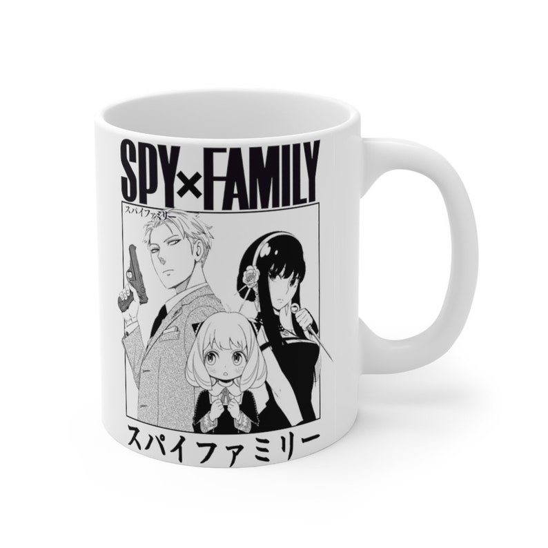 Spy x Family Mug Anime Mug Anya Forger Loid Forger Coffee Mug - Mug 11oz - White