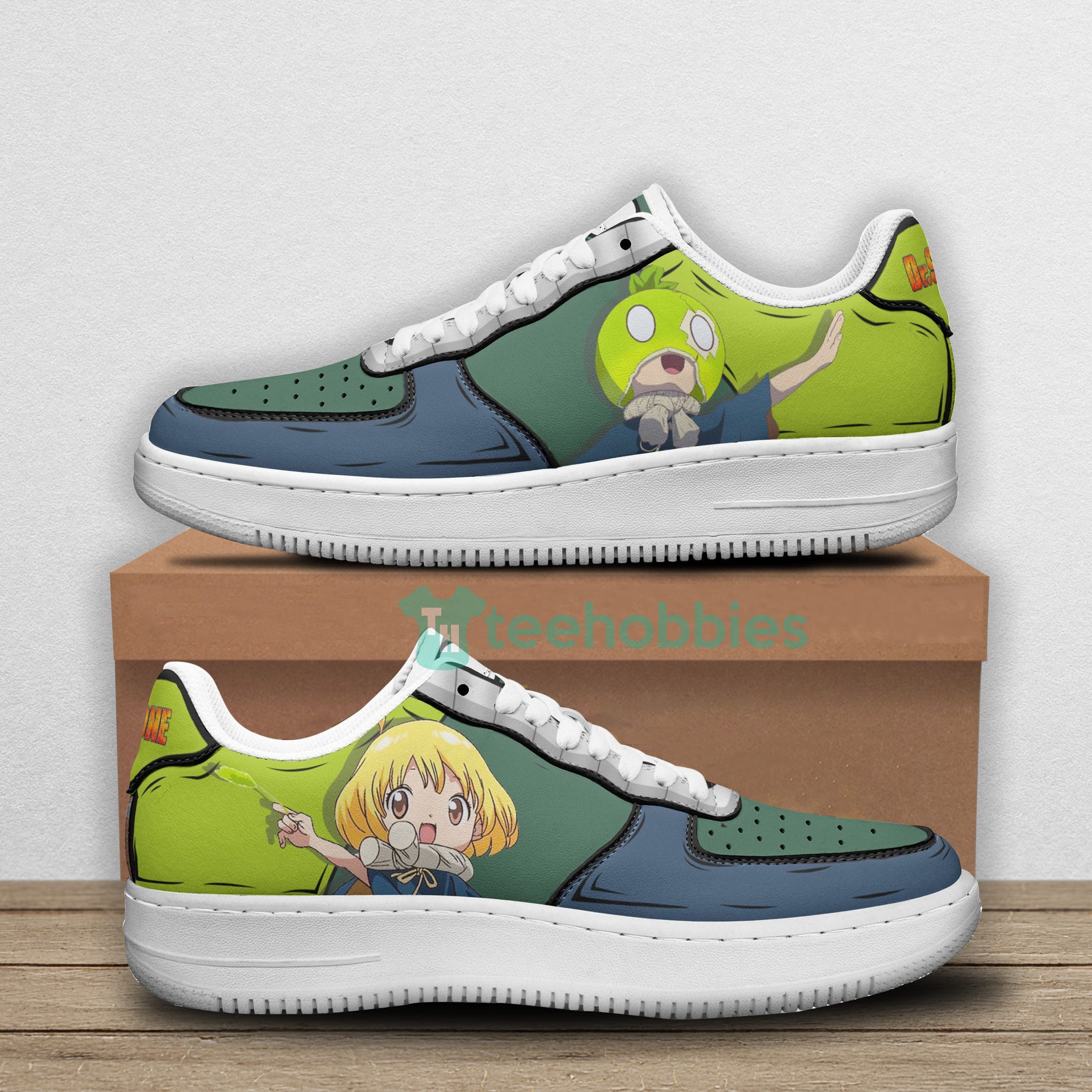 Suika Custom Dr. Stone Anime For Fans Air Force Shoes