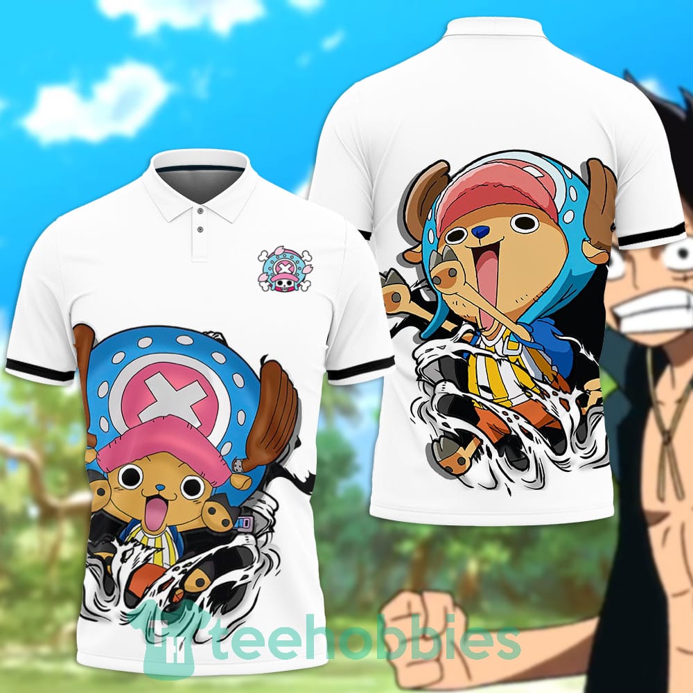 Tony Tony Chopper Polo Shirt Custom Anime One Piece For Anime Fans