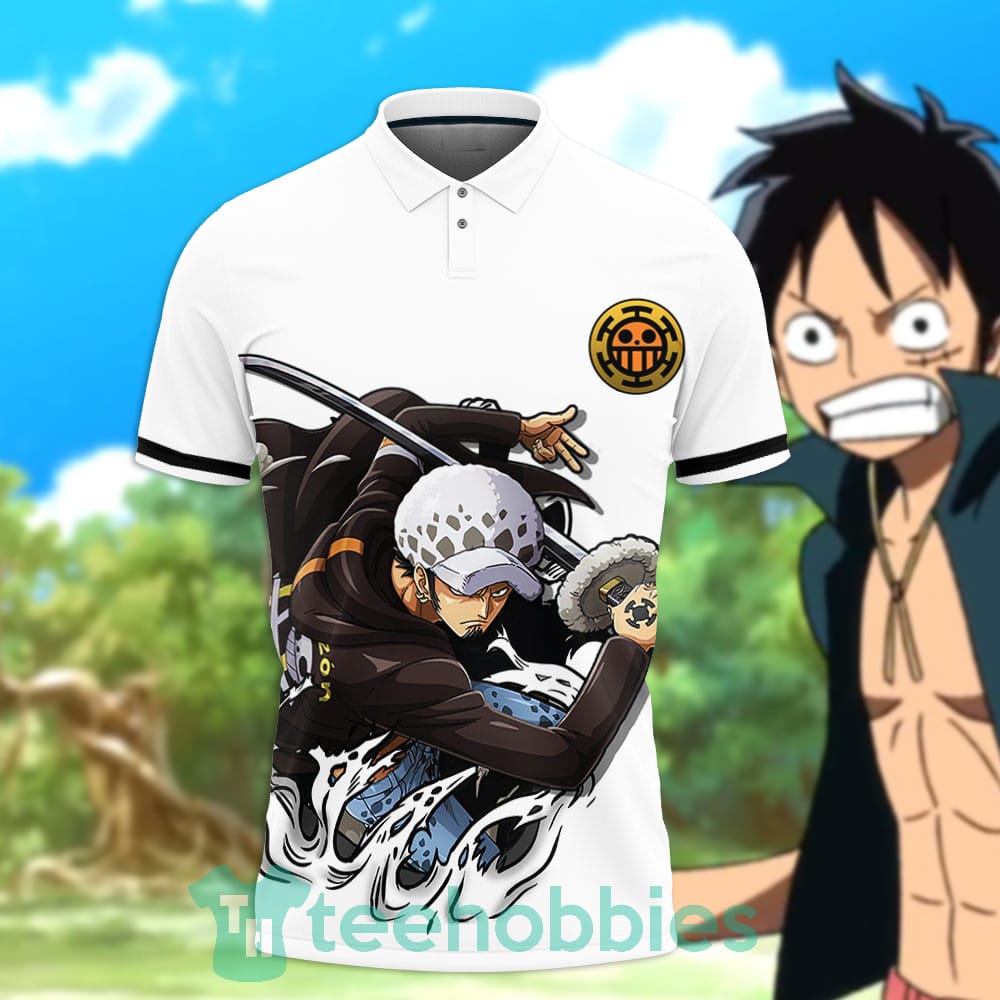 Trafalgar Law Polo Shirt Custom Anime One Piece For Anime Fans