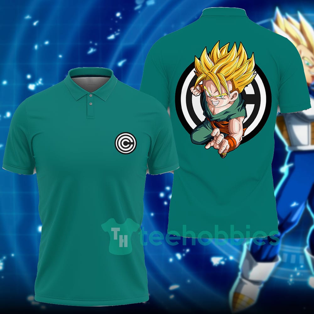 Trunks Kid Dragon Ball Custom Anime Polo Shirt Best Gift For Fans