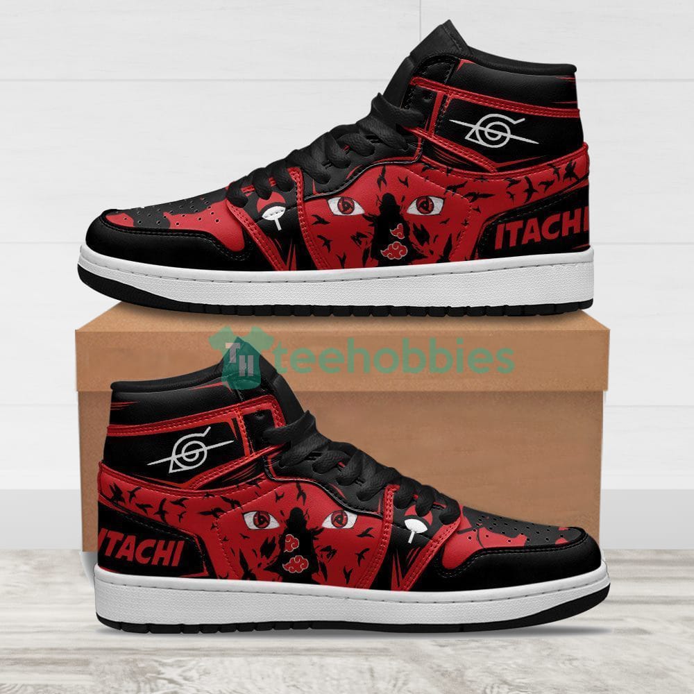 Uchiha Itachi Eyes Sneakers Naruto Anime Custom Air Jordan Hightop Shoes