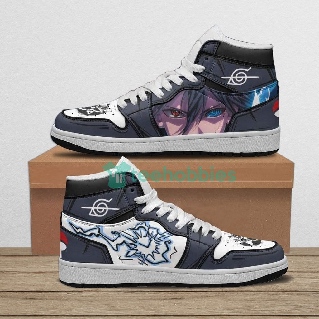 Uchiha Sasuke Custom Naruto Anime Air Jordan Hightop Shoes