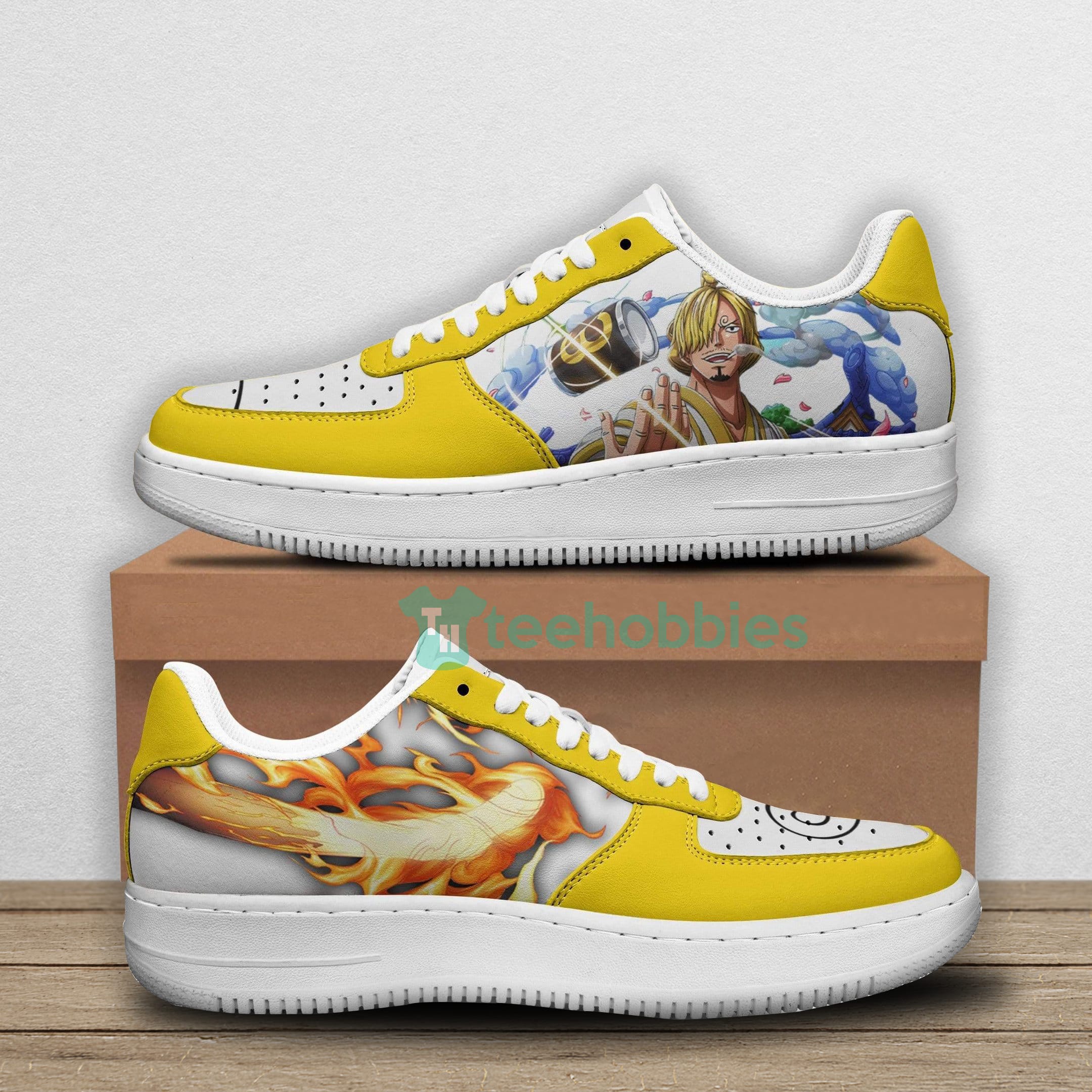 Vinsmoke Sanji Custom One Piece Anime For Fans Air Force Shoes