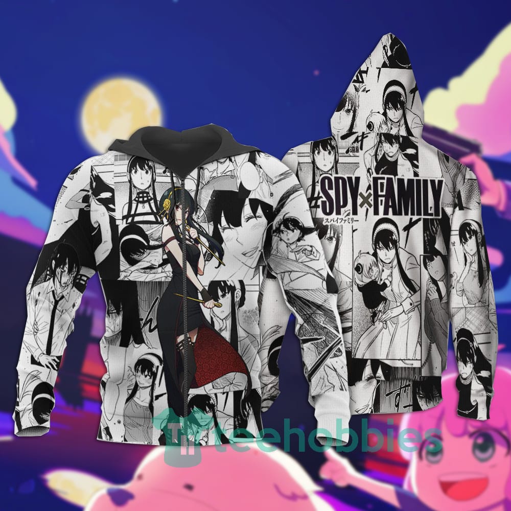Yor Forger Hoodie Custom Spy x Family Anime For Fans All Over Printed 3D Shirt Product photo 1