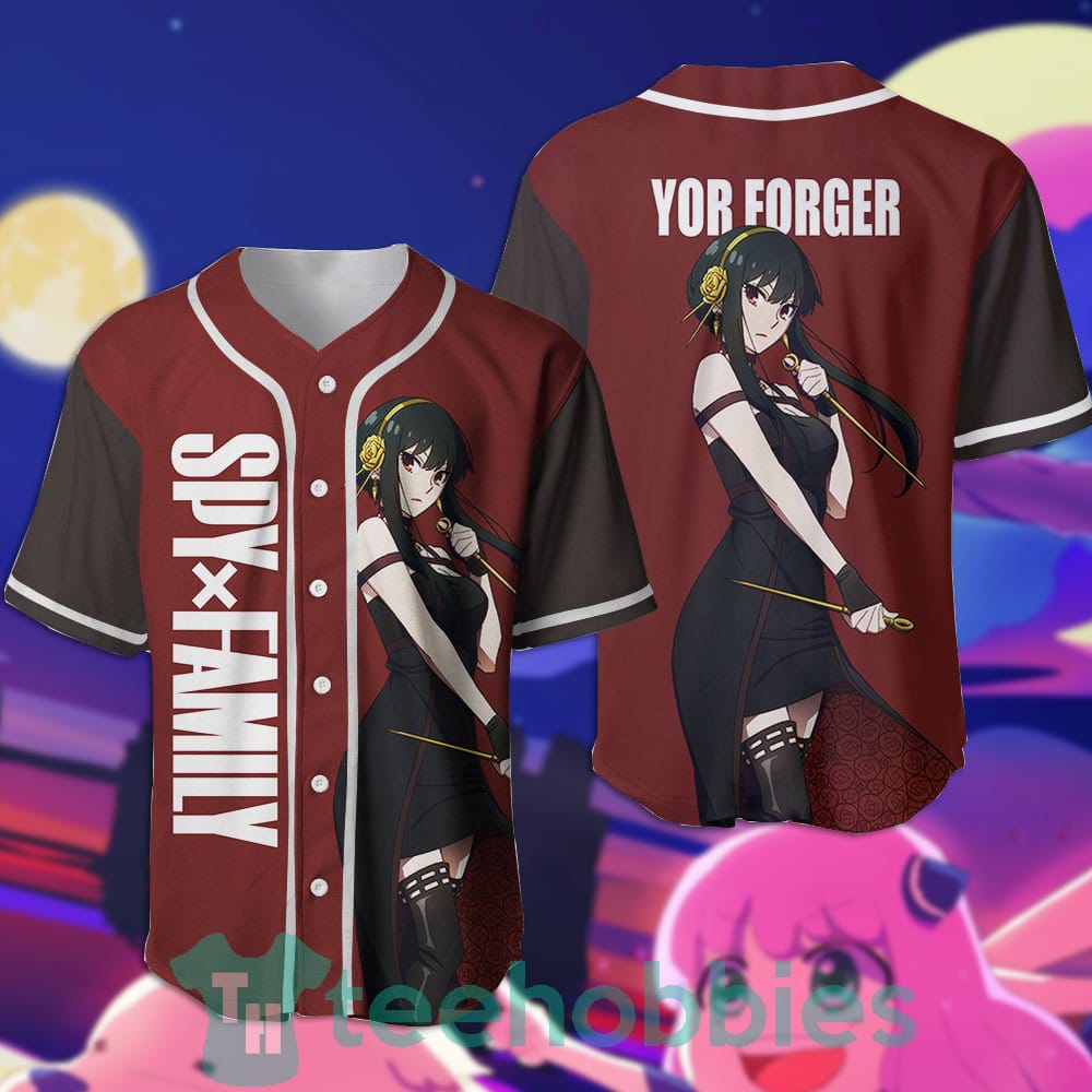 Yor Forger Jersey Baseball Shirt Custom Spy x Family Anime For Fans Product photo 1