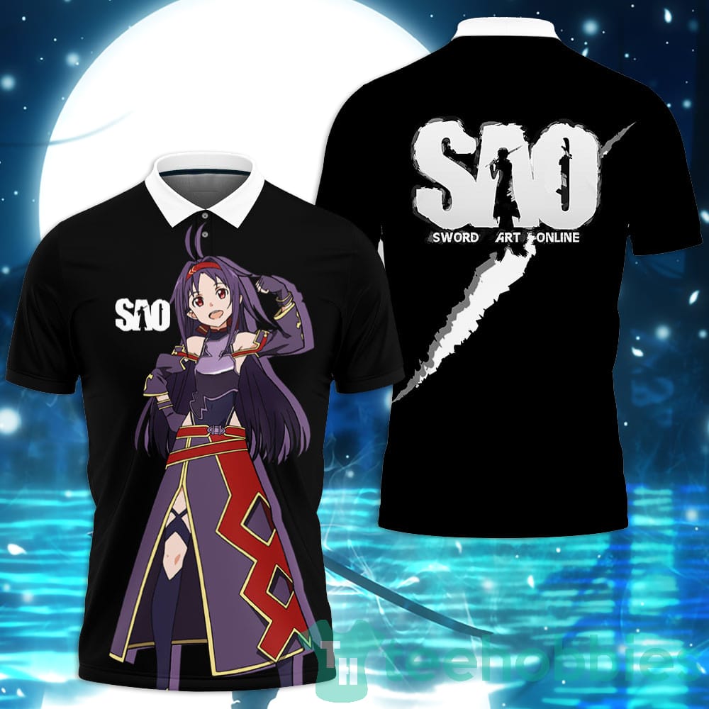 Yuuki Sword Art Online Custom Anime Polo Shirt For Men And Women