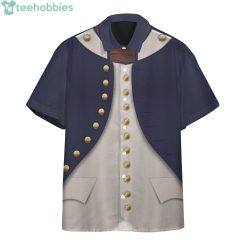 3D Midshipman 1806 Napoleonic Wars British Navy Custom Short Sleeve Shirtproduct photo 1