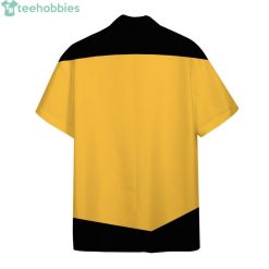 3D Star Trek The Next Generation Yellow Uniform Custom Hawaii Shirtproduct photo 2