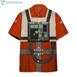 3D Star Wars Rebel Pilot Short Sleeves Hawaii Shirtproduct photo 1