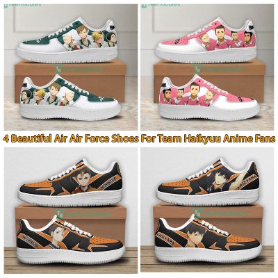 4 Beautiful Air Air Force Shoes For Team Haikyuu Anime Fans