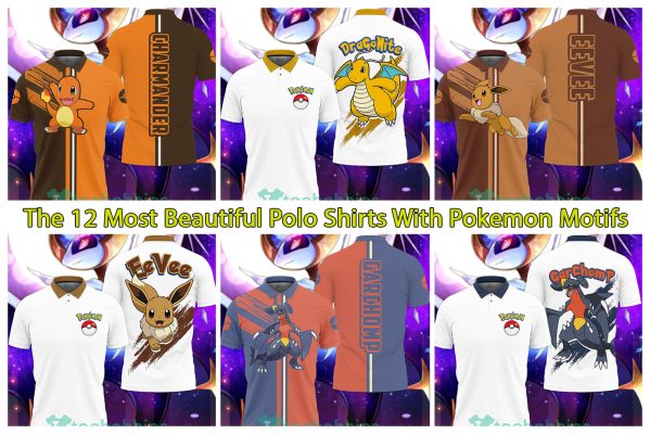 The 12 Most Beautiful Polo Shirts With Pokemon Motifs
