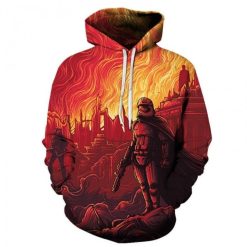 A Flame Star Wars All Over Print 3D Hoodieproduct photo 1