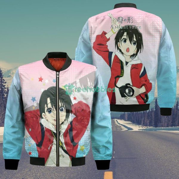 A Slient Voice Yuzuru Nishimiya All Over Printed 3D Shirt Anime Fans Merch Stores Product Photo 4