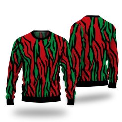 A Tribe Called Quest All Over Printed Christmas Sweater - AOP Sweater - Red