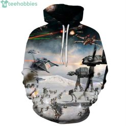 Aircraft Battle Star Wars All Over Print 3D Hoodieproduct photo 1