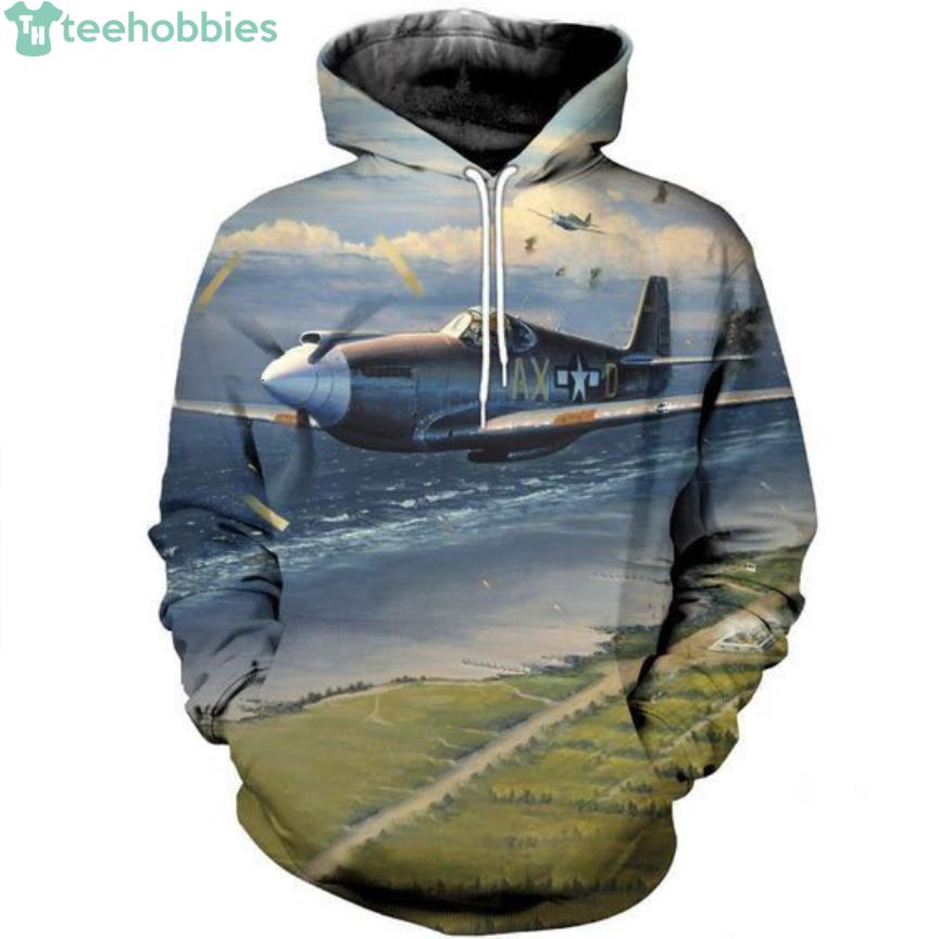 Airplane War World War II All Over Print 3D Hoodieproduct photo 1 Product photo 1