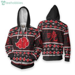 Akatsuki Cloud Naruto Ugly Anime Fans Ugly Christmas Sweater Hoodie Product Photo 2