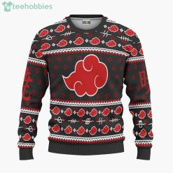Akatsuki Cloud Naruto Ugly Anime Fans Ugly Christmas Sweater Hoodie Product Photo 1