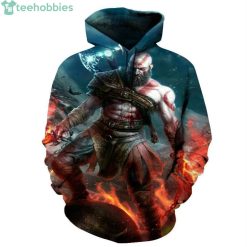 Amazingthings 6 God Of War All Over Print 3D Hoodieproduct photo 2