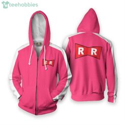 Android 18 Uniform Dragon Ball Anime Fans Ugly Christmas Sweater Hoodie Product Photo 2