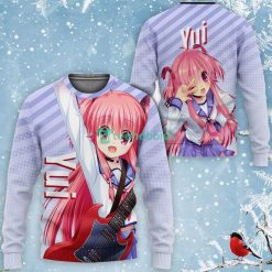 Angel Beats Yui All Over Printed 3D Shirt Anime Best Gift For Fans Product Photo 2