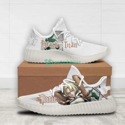 Annie Leonhart Custom Attack on Titan Anime Yeezy Shoes For Fans Product Photo 2