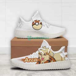 Arcanine Custom Pokemon Anime Yeezy Shoes For Fans Product Photo 2