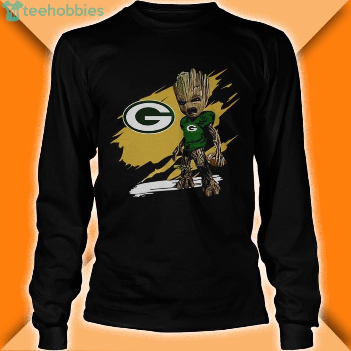 Baby Groot Green Bay Packers Shirt 