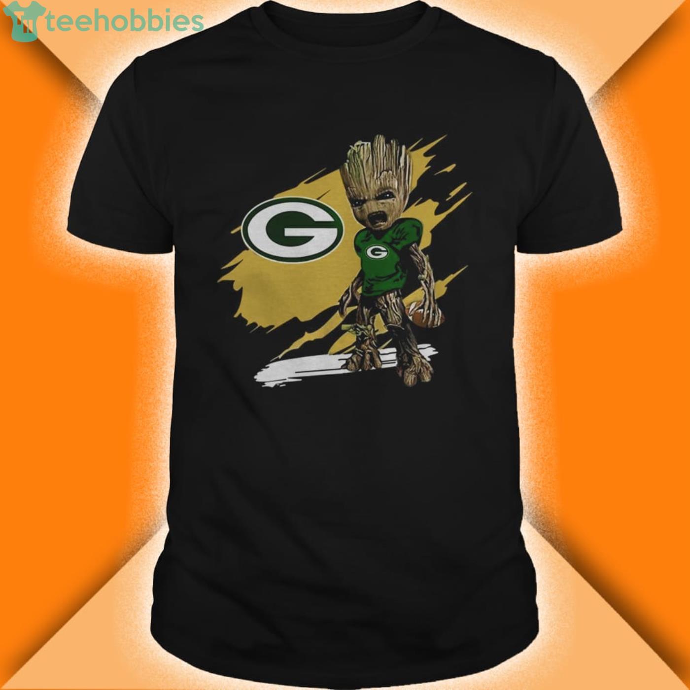 Baby Groot Green Bay Packers Shirt 