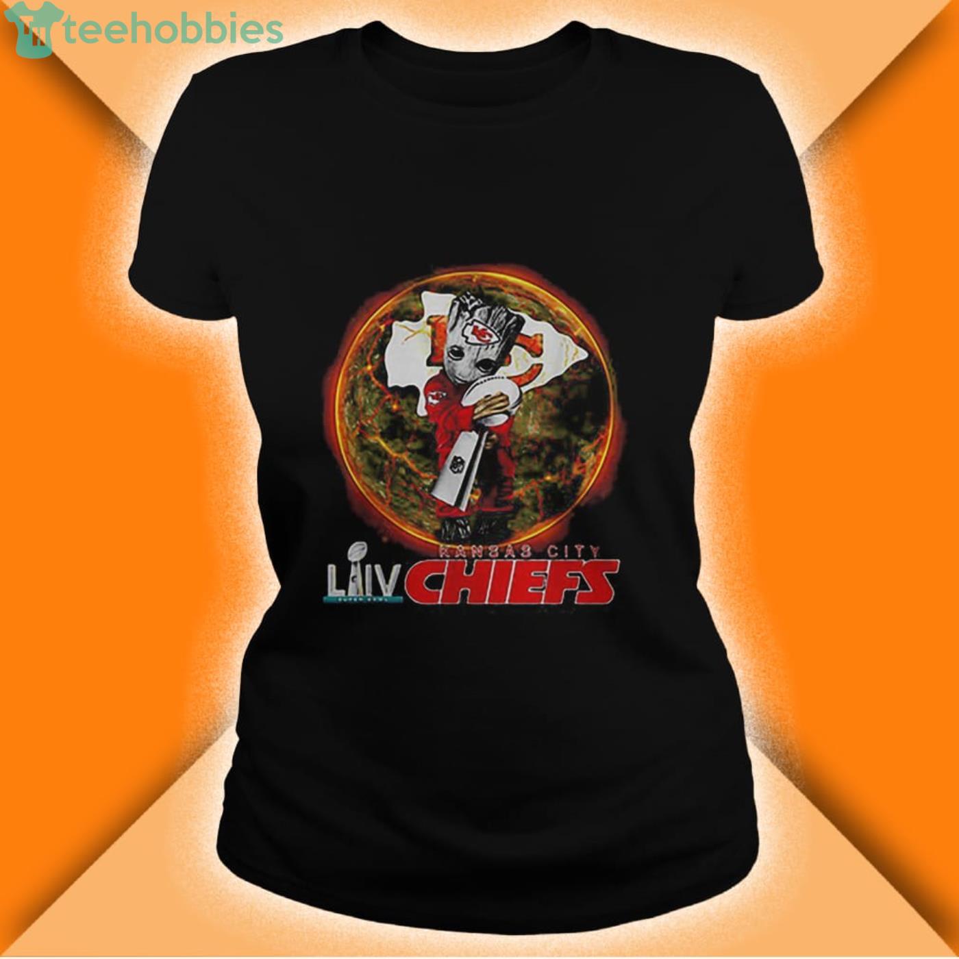 Baby Groot Hug Cup Nfl Liv Kansas City Chiefs Champions Shirt 