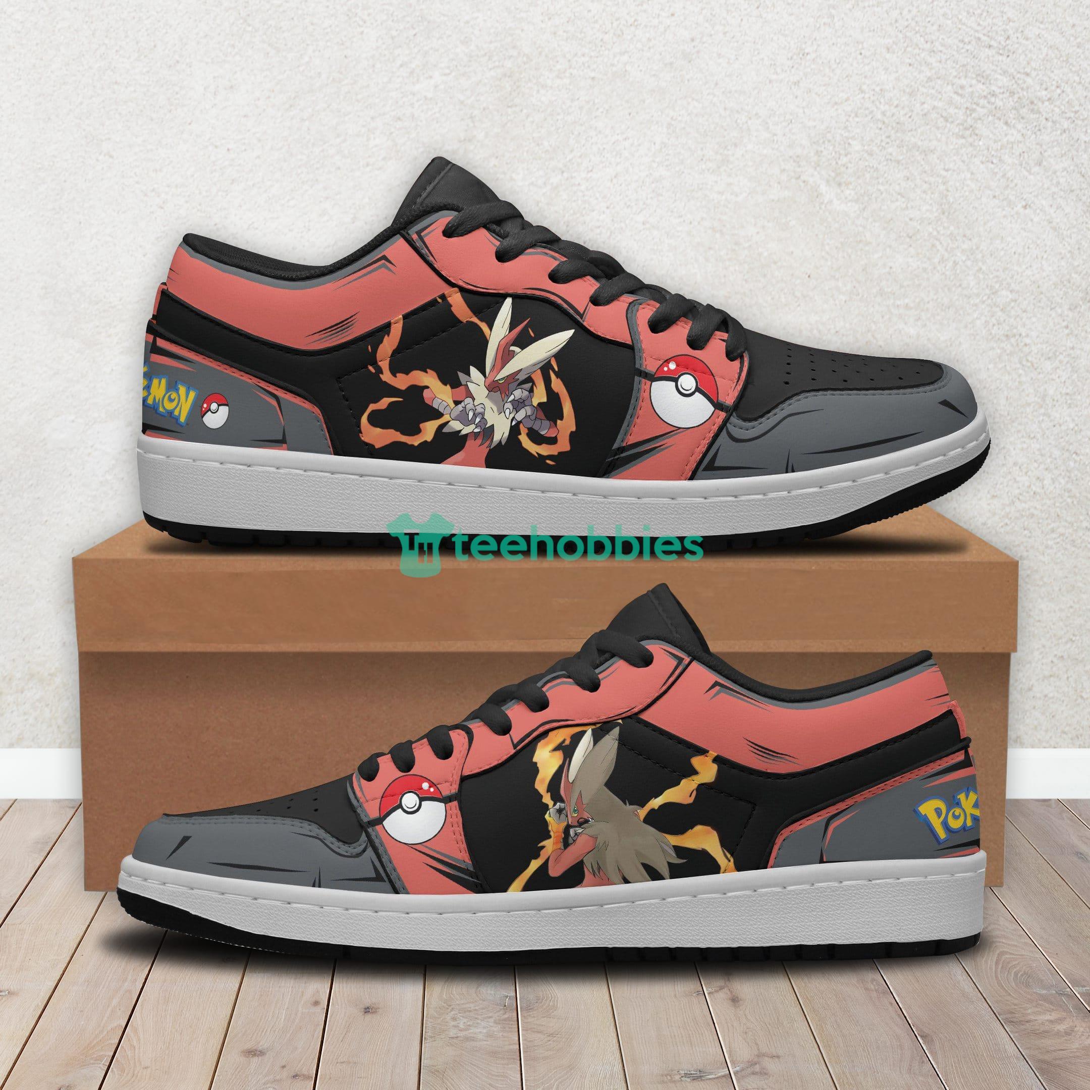 Blaziken Pokemon Anime Custom Air Jordan Low Top Shoes Product Photo 1