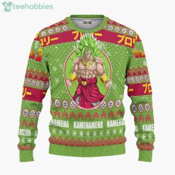 Broly Custom Dragon Ball Anime Fans Ugly Christmas Sweater Hoodie Product Photo 1