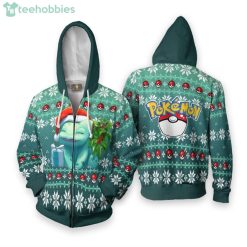 Bulbasaur Ugly Christmas Sweater Pokemon Custom Ugly Christmas Sweater Hoodie Product Photo 2