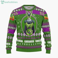 Cell Custom Dragon Ball Anime Fans Ugly Christmas Sweater Hoodie Product Photo 1